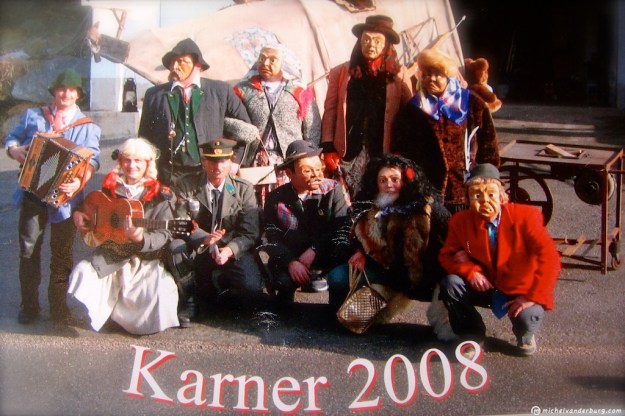 Tiroler Fasnacht - Carnival - Karner 2008. Image : BUM10040V01 michelvanderburg.com