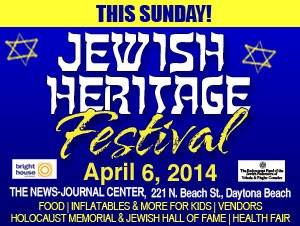 Sunday April 6, 2014 screening of "Transport XX to Auschwitz" at the Jewish Heritage Festival - News Journal Center - Daytona Beach, Florida